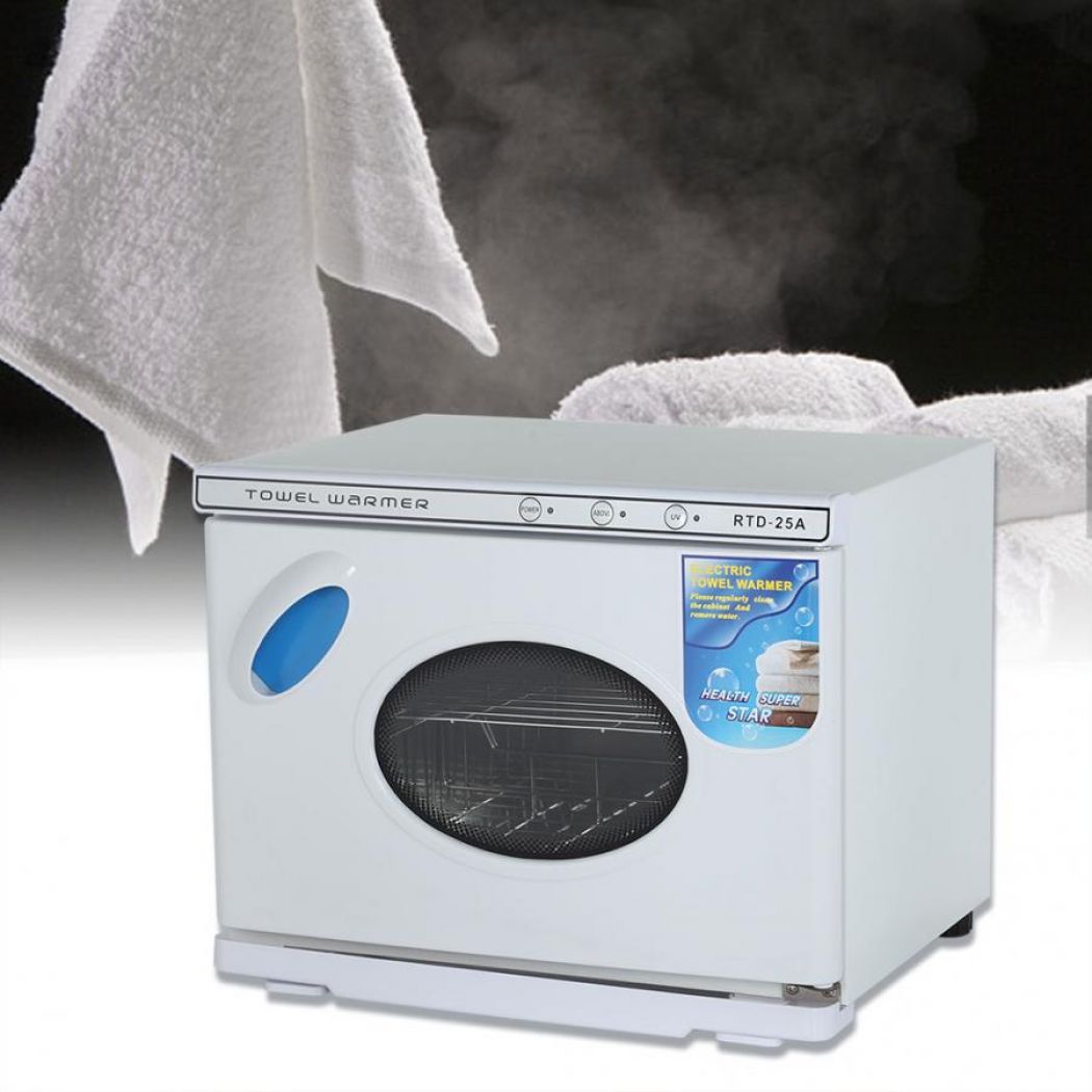 UV Towel Cabinet 25L UV Light Sterilizer Facial Salon Spa Towel Warmer ...